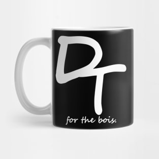 White Logo with Slogan Mug